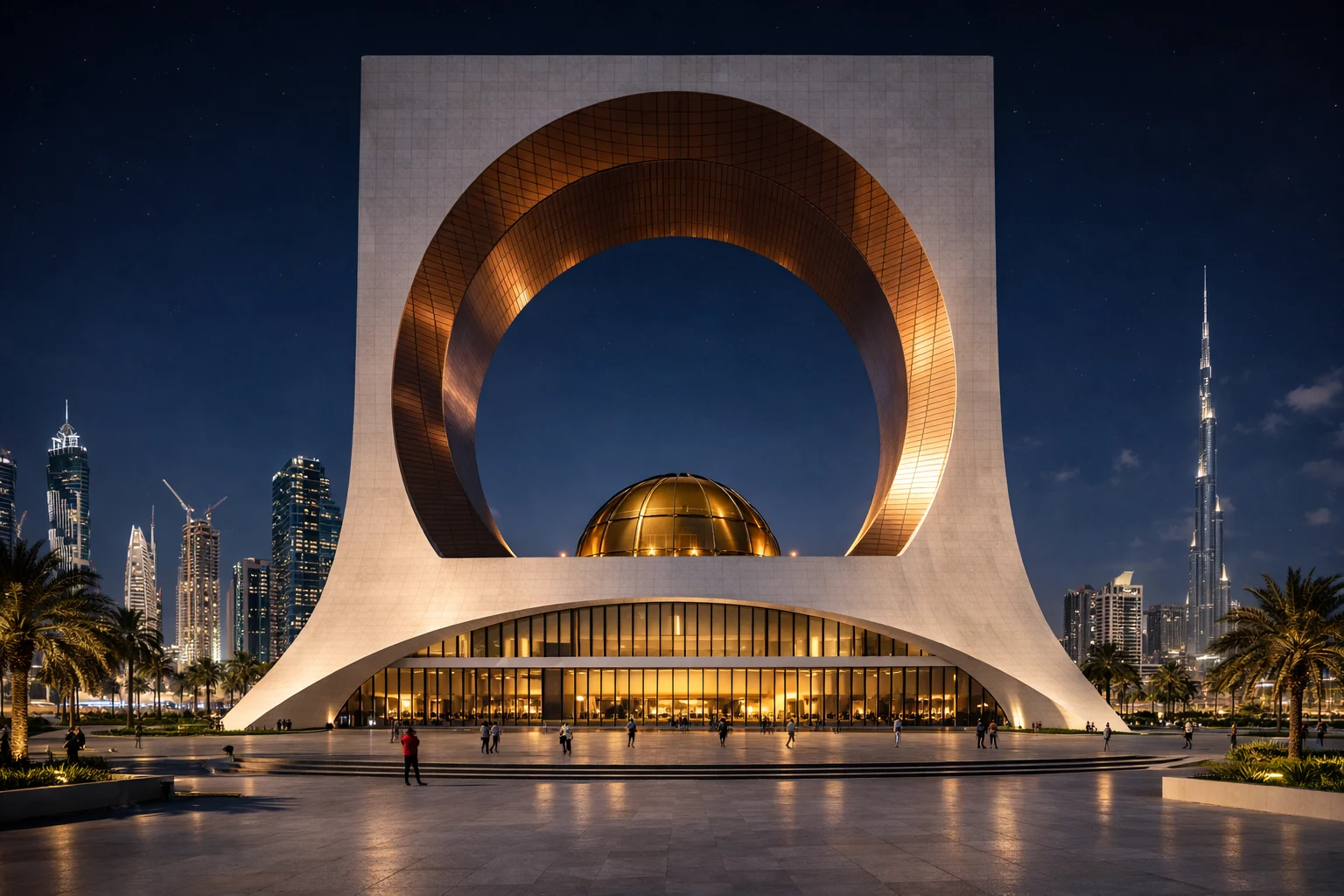 Дубаи Международный центр толерантности — арочные порталы