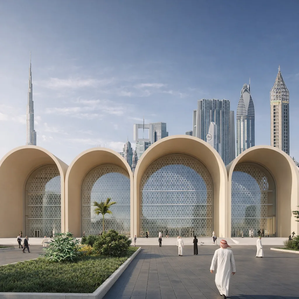 Международный центр толерантности в Дубае — вариант 2, дополнительный ракурс