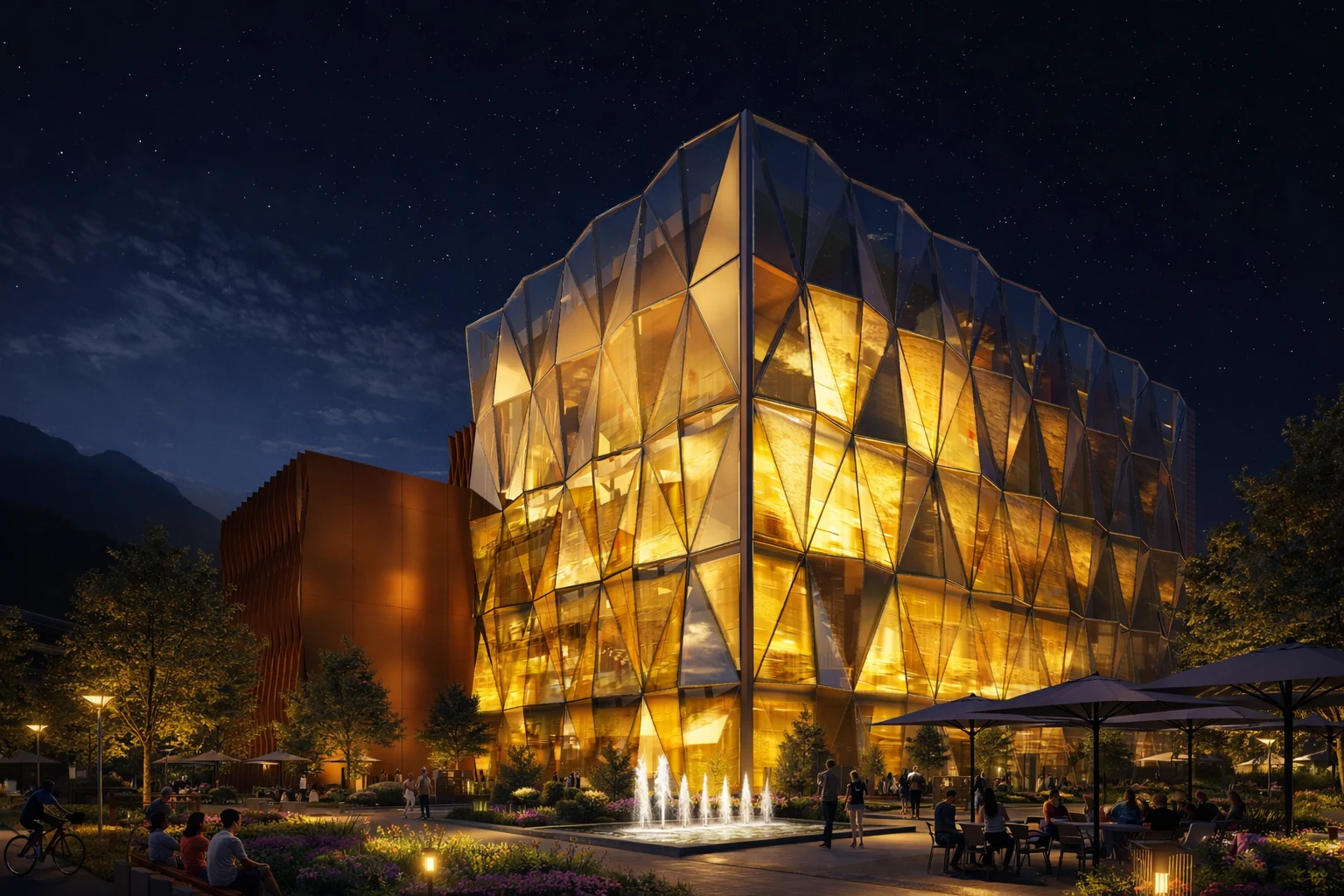 Гастрономический театр Одеон — визуализация фасада